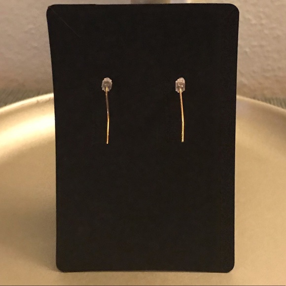 Purple Layered Tassel Earrings - Picture 3 of 5